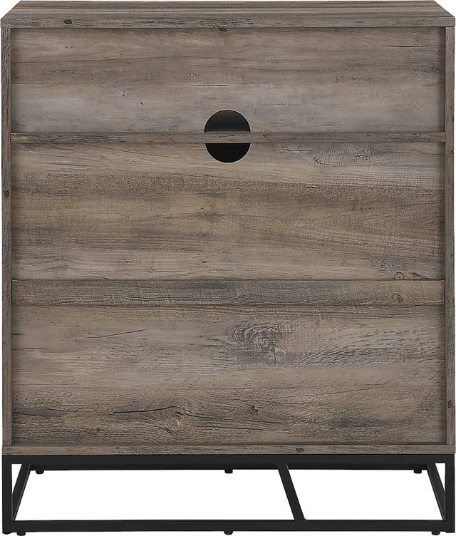 Allwood Gray Accent Cabinet - Thumbnail - Image 3