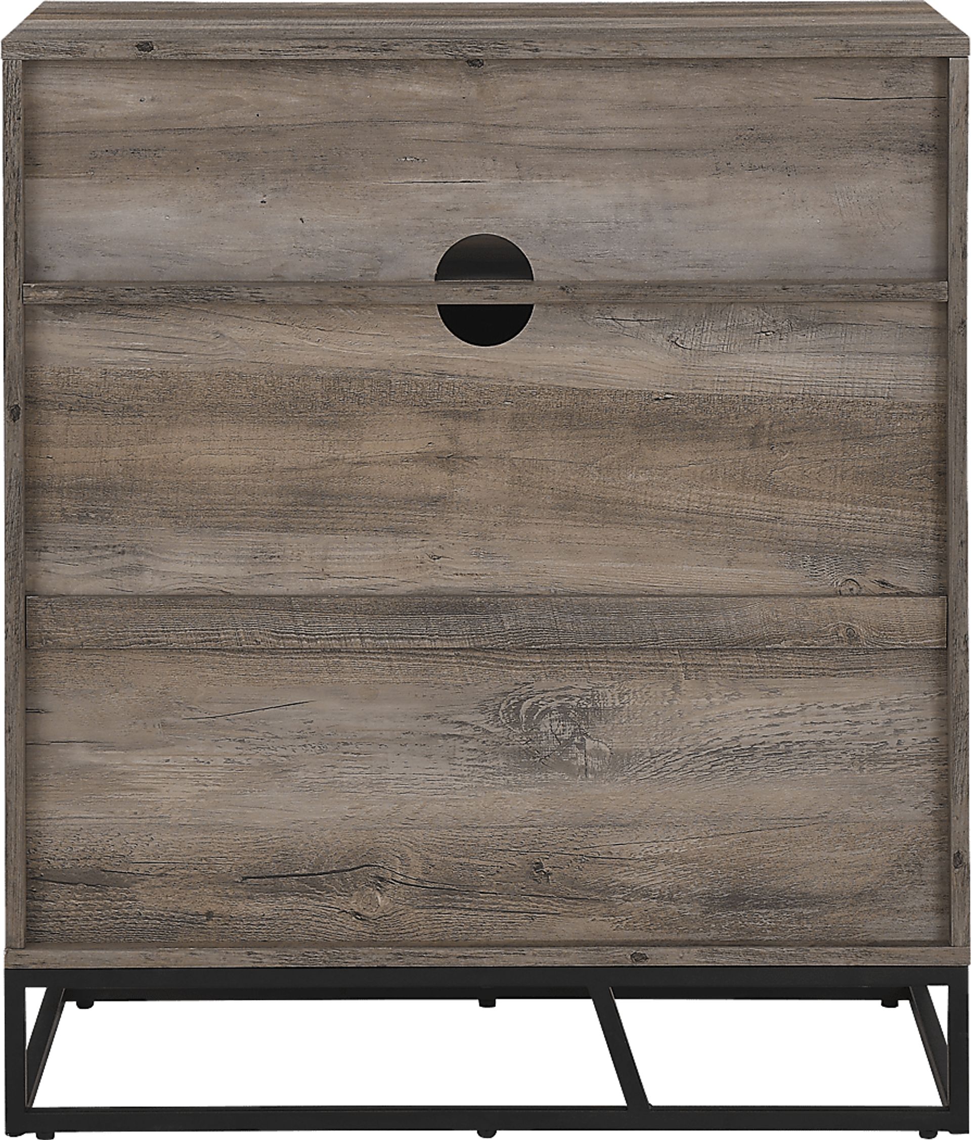 Allwood Gray Accent Cabinet - Image 3