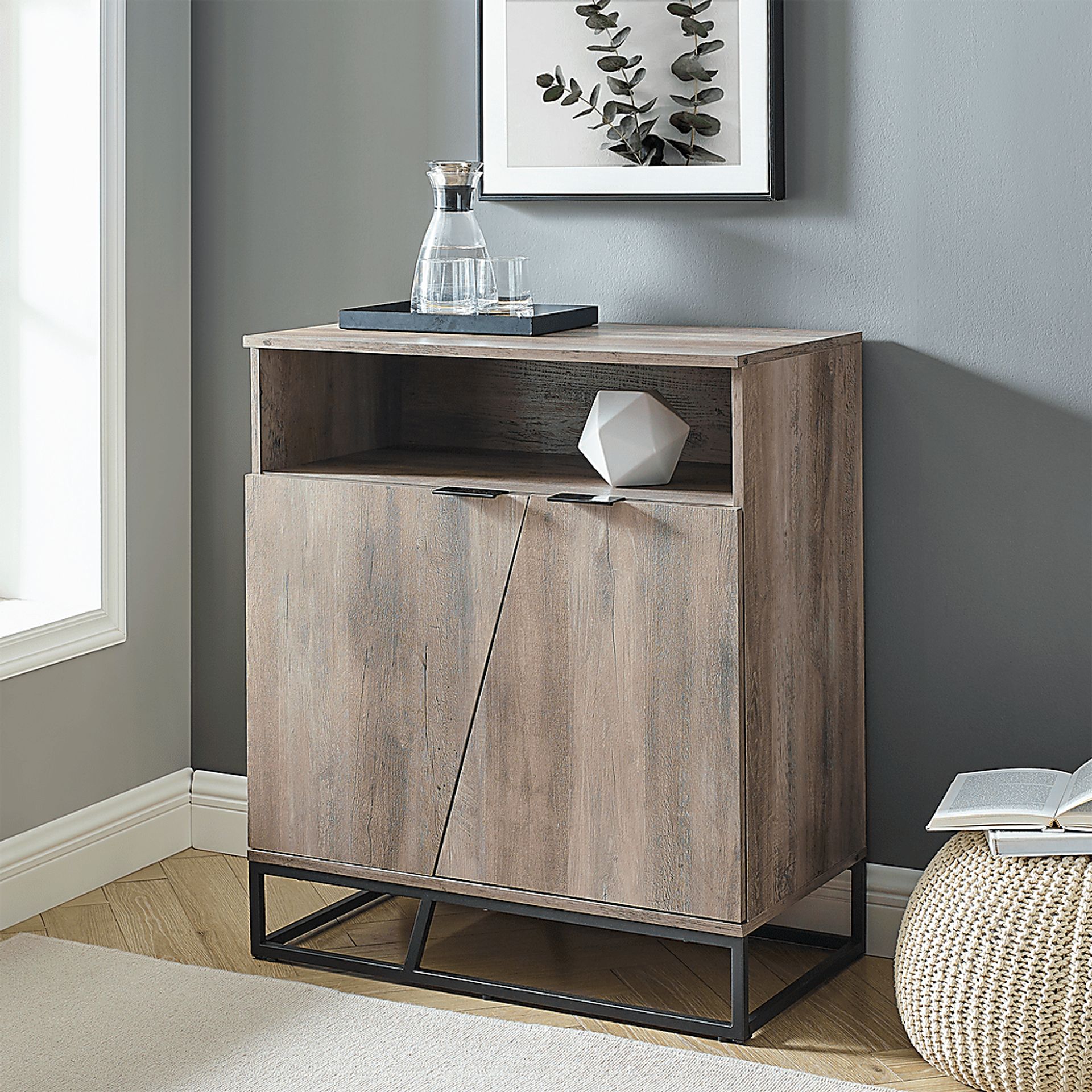 Allwood Gray Accent Cabinet - Image 5