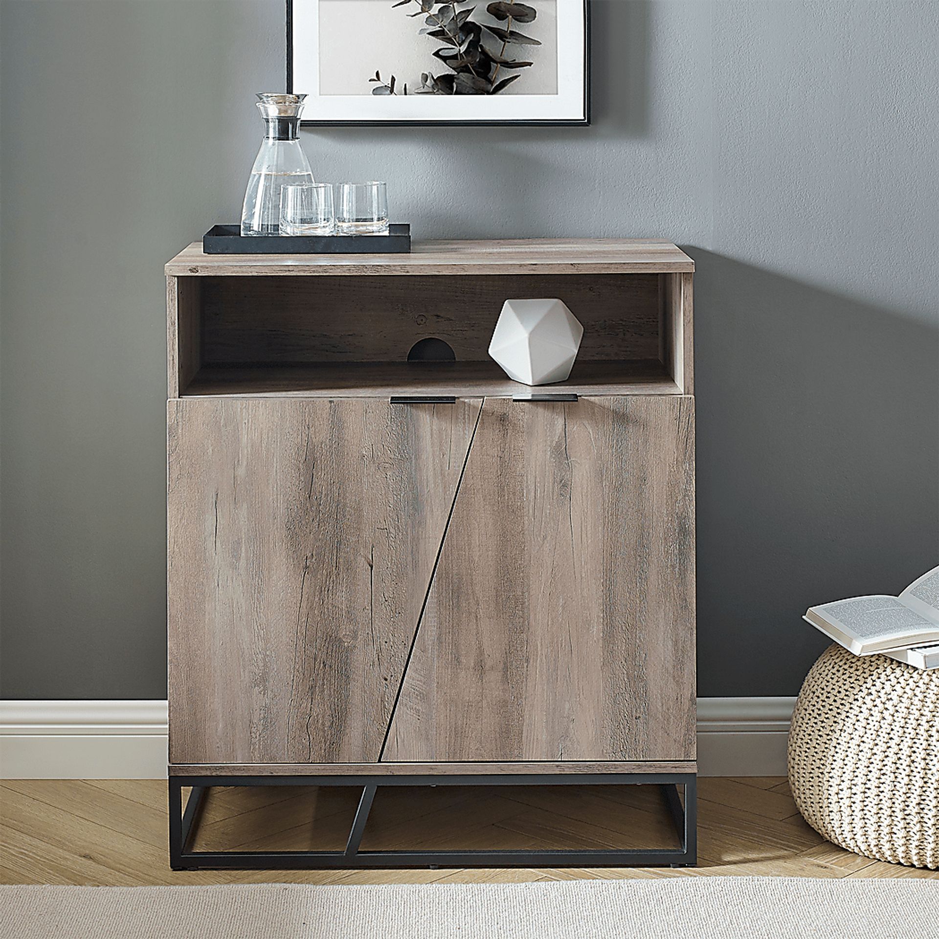 Allwood Gray Accent Cabinet - Image 6