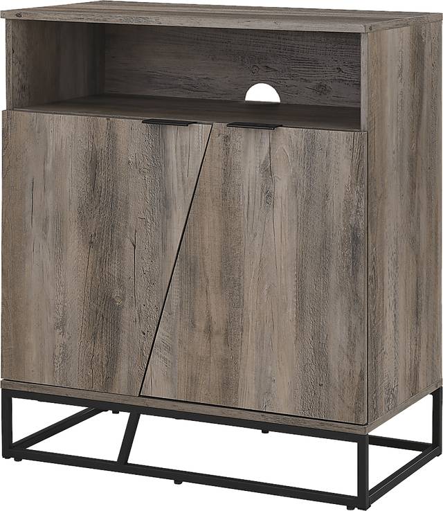 Allwood Gray Accent Cabinet - Thumbnail - Image 1