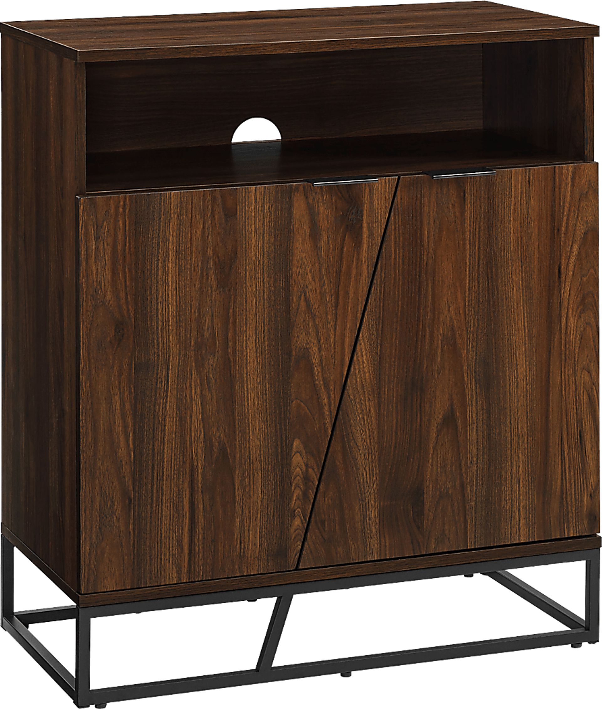 Allwood Walnut Accent Cabinet - Image 1