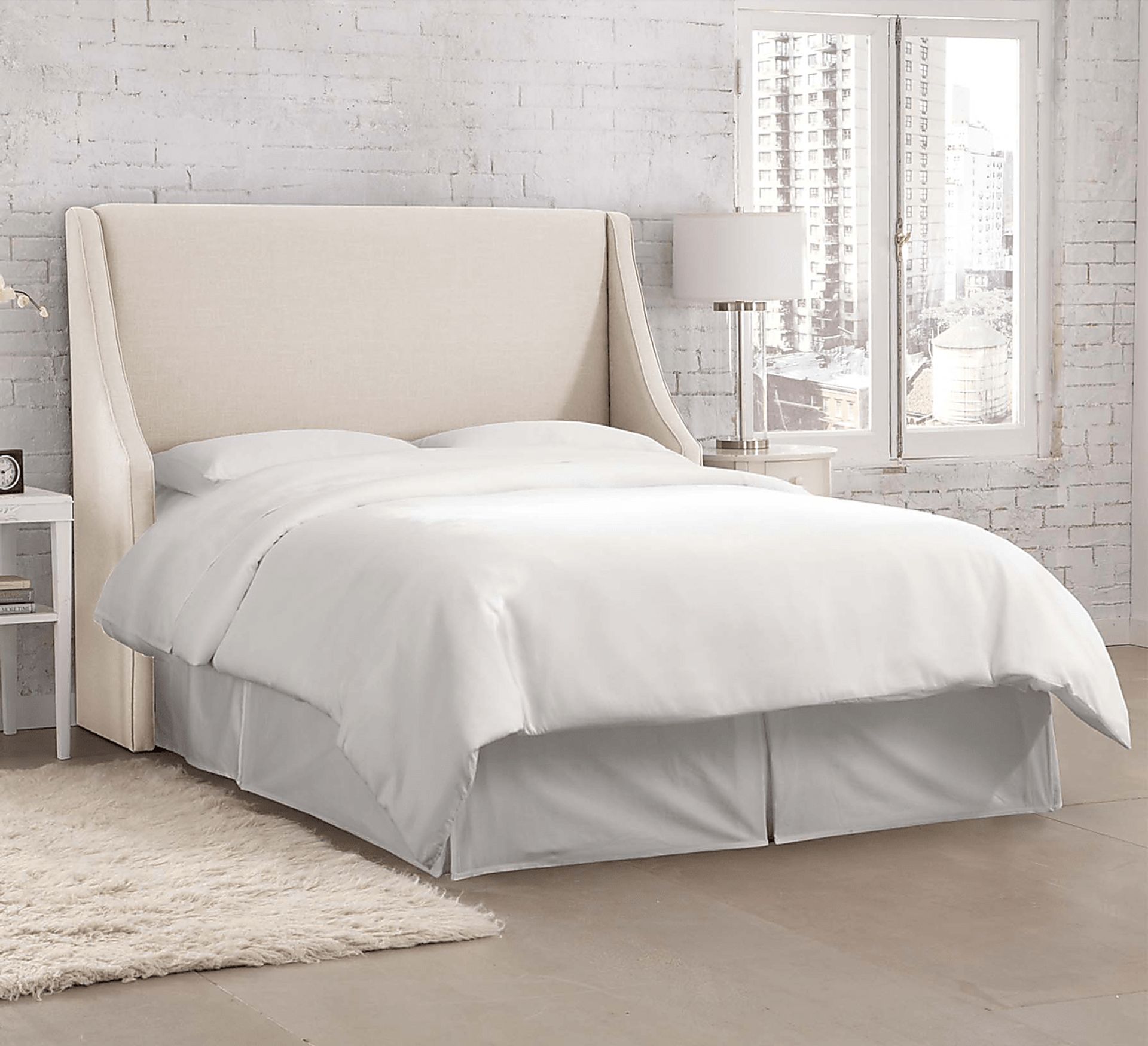 Allyena White California King Headboard - Image 2