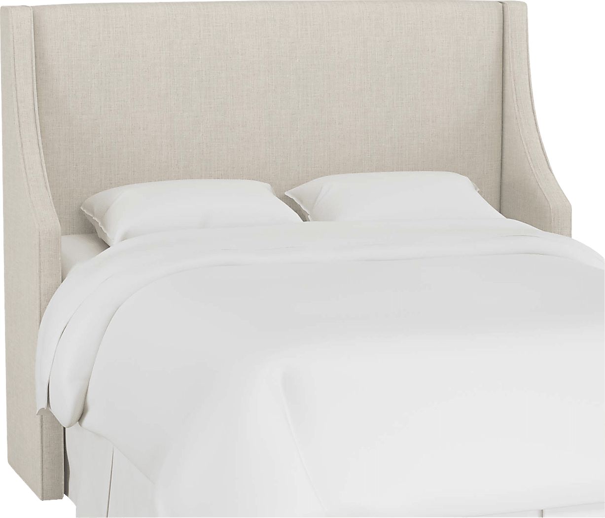 Allyena White California King Headboard