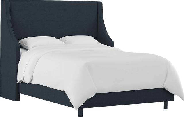 Allyena Navy Twin Bed - Thumbnail - Image 1