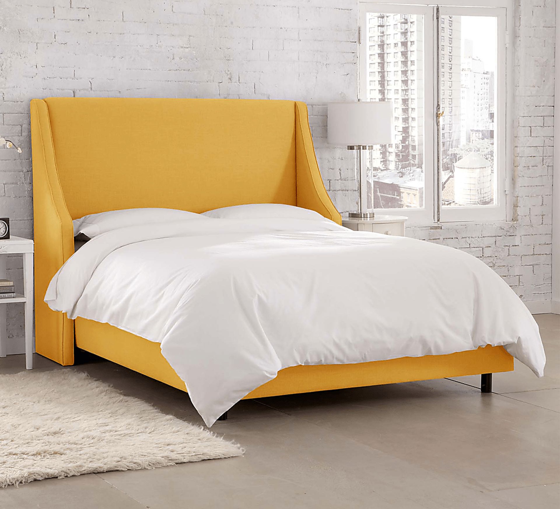 Allyena Yellow California King Bed - Image 2
