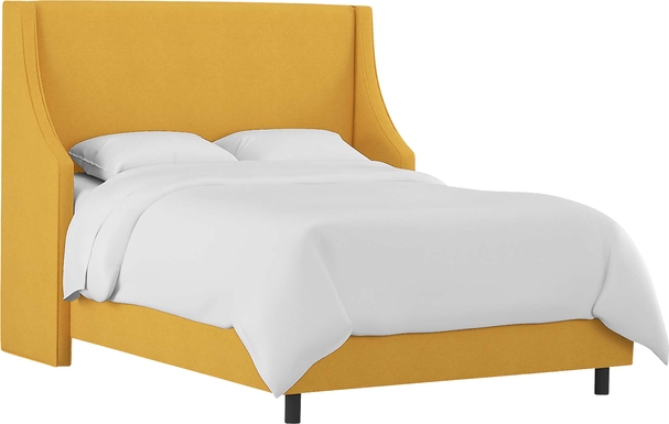 Allyena Yellow Queen Bed