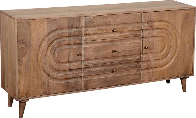 Allynwood Brown Sideboard - Thumbnail - Image 1
