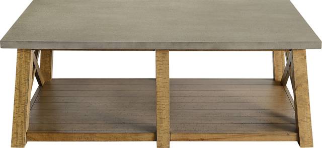 Allyson Natural Cocktail Table - Thumbnail - Image 1