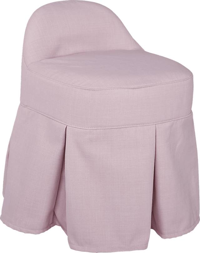 Alma Pink Vanity Stool - Thumbnail - Image 1