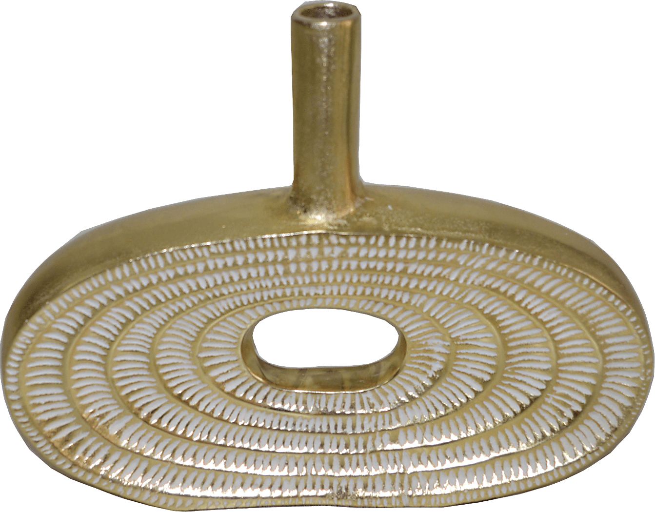 Almadin Gold 10 in. Vase