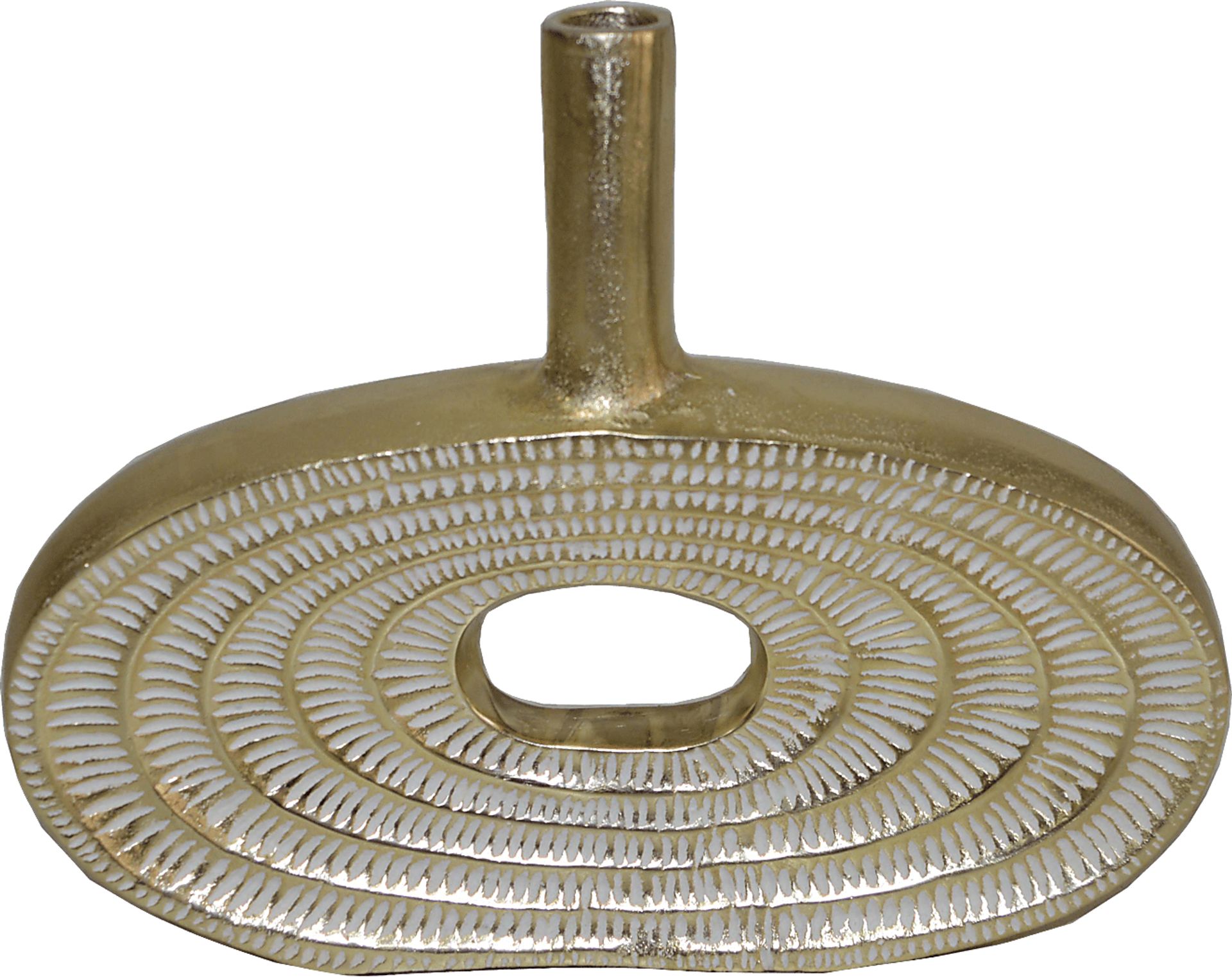 Almadin Gold 12 in. Vase - Image 1