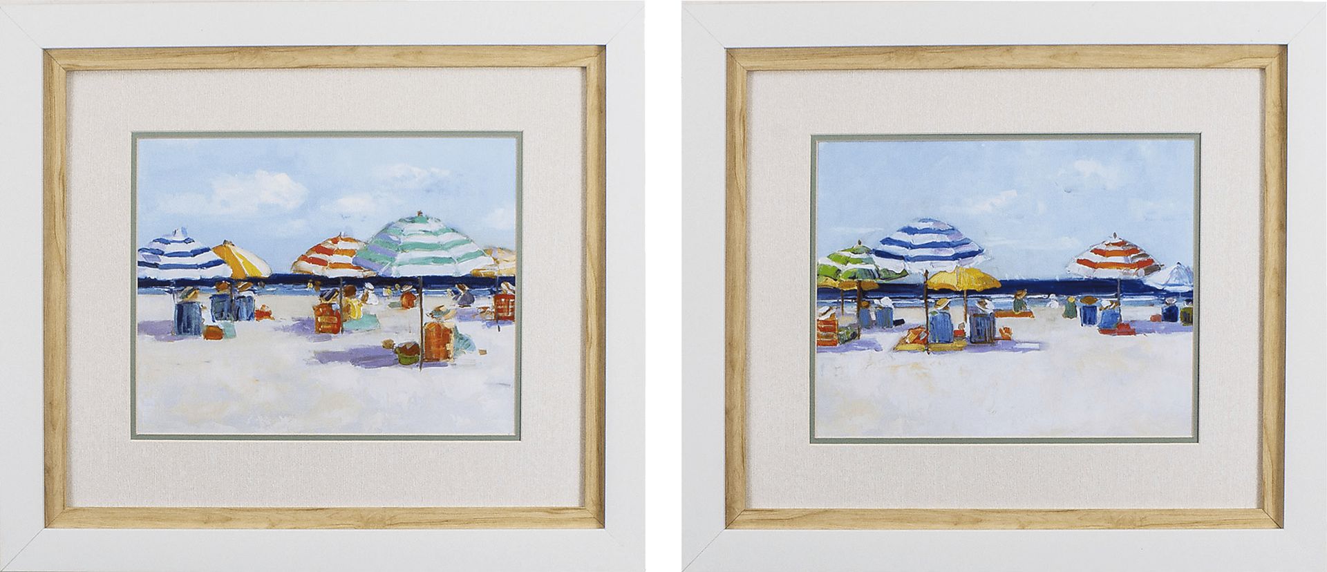 Almagordo Blue Wall Art Set of 2 - Image 1