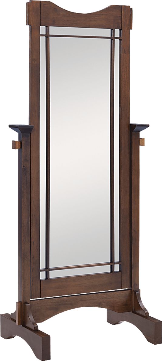 Almanzor Brown Cheval Mirror