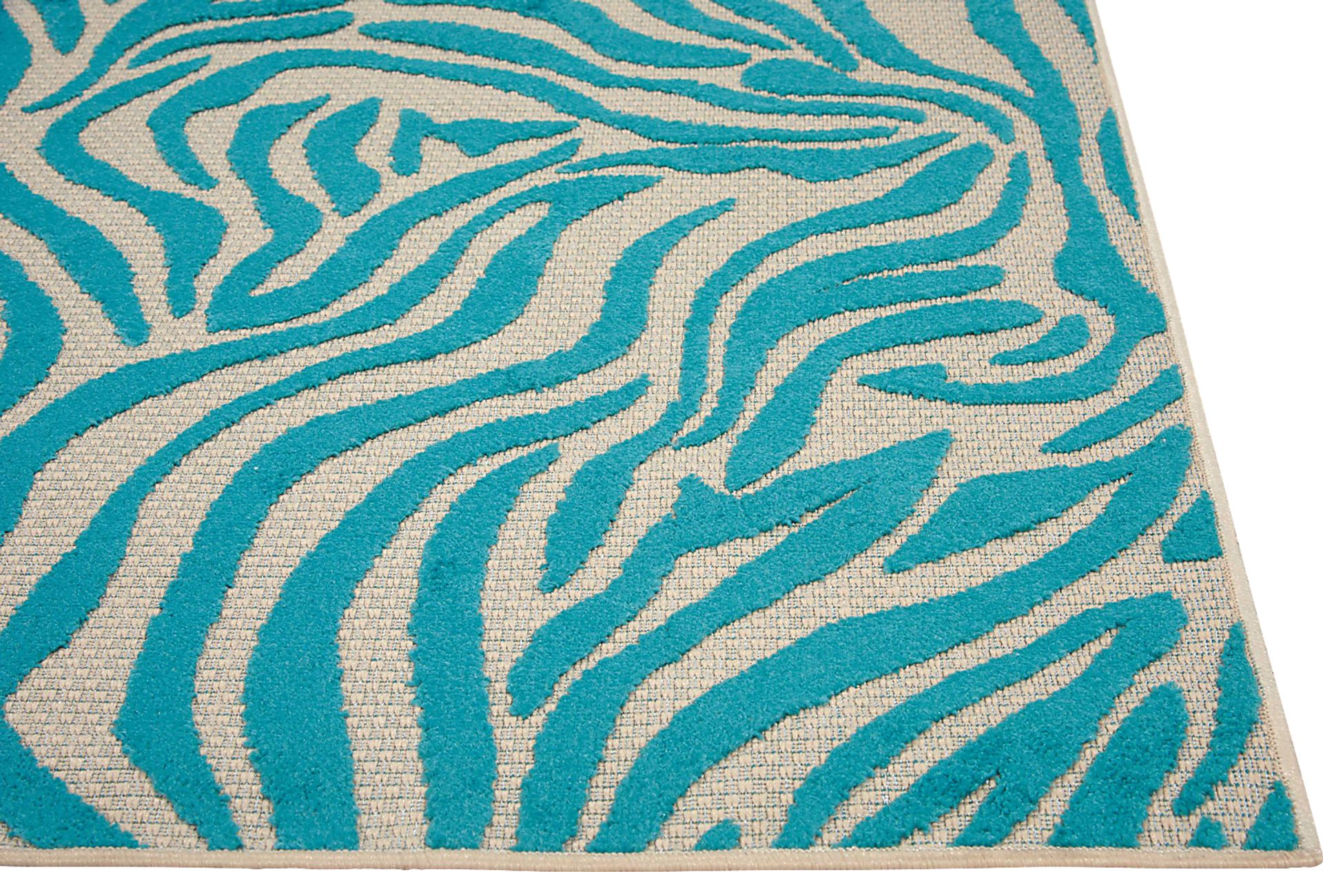 Almarie Blue 8' x 11' Indoor/Outdoor Rug - Image 2