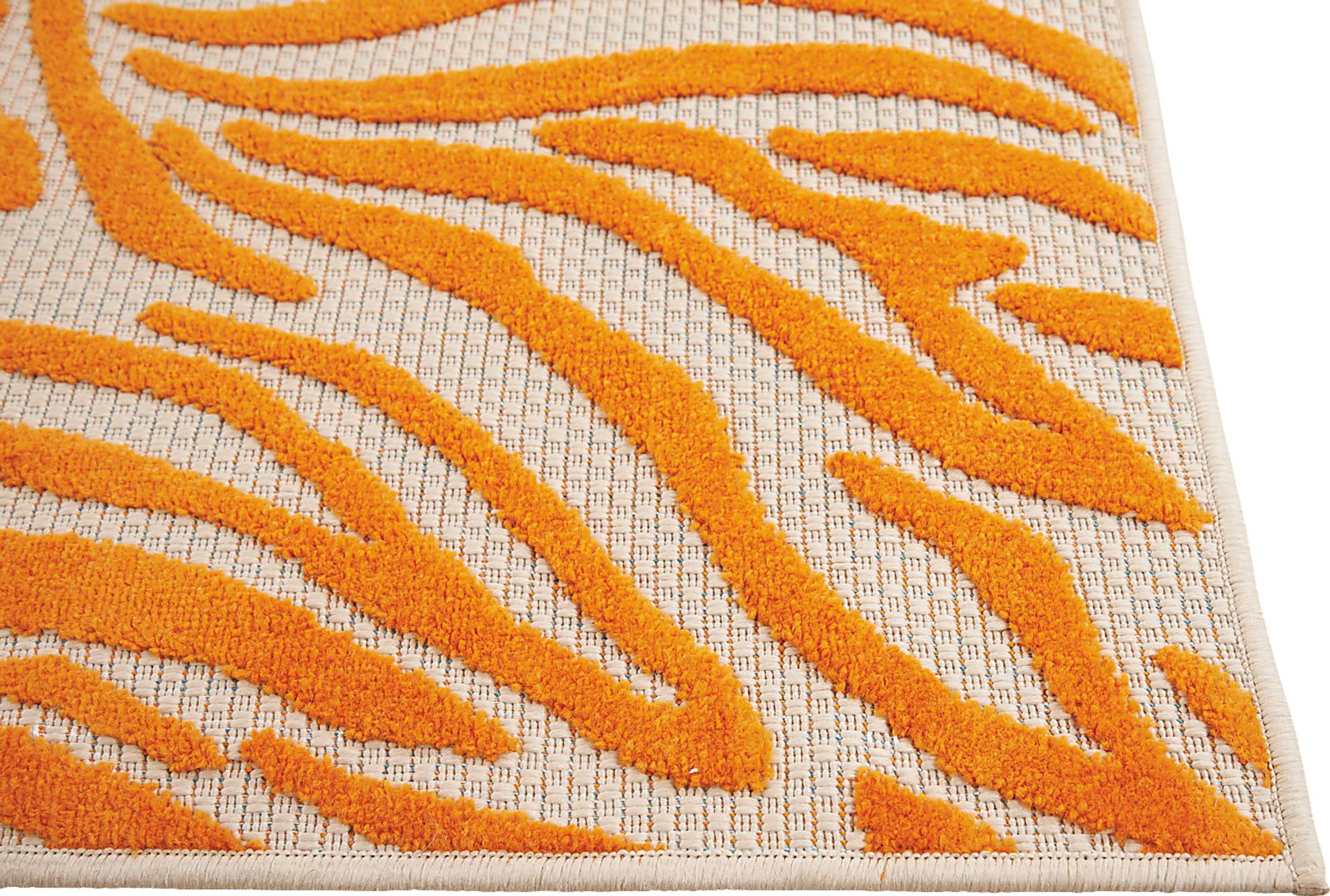 Almarie Orange 8' x 11' Indoor/Outdoor Rug - Image 2