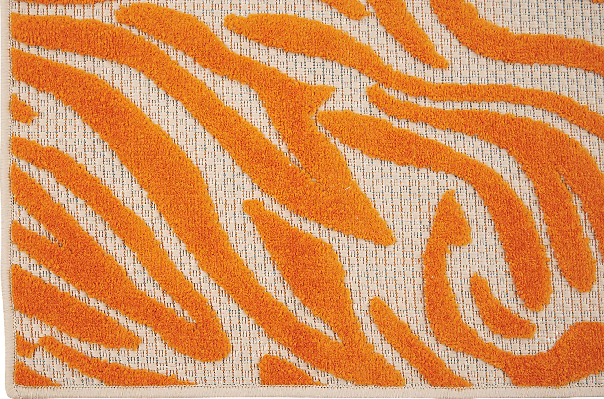 Almarie Orange 8' x 11' Indoor/Outdoor Rug - Image 4