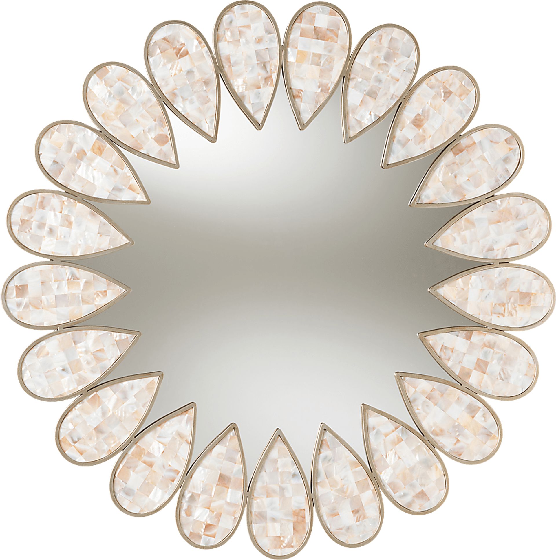 Almeria Silver Mirror - Image 1