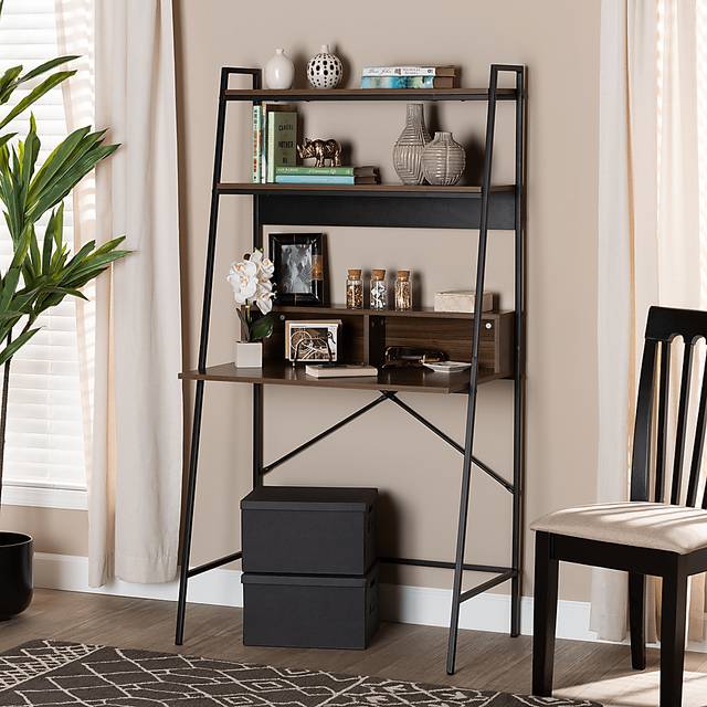 Almiran Brown Desk - Thumbnail - Image 2