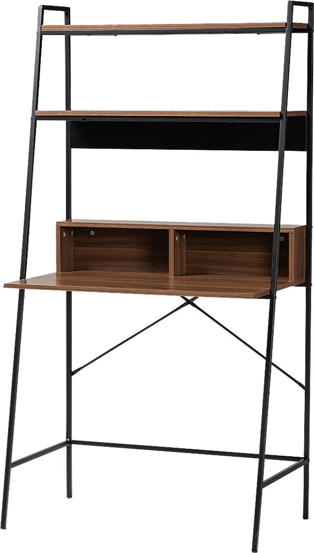 Almiran Brown Desk - Thumbnail - Image 1