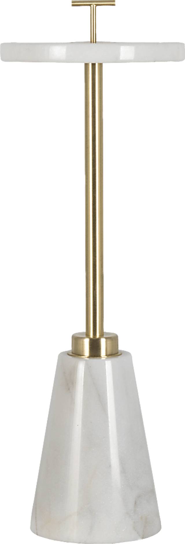Almiranta White Accent Table - Thumbnail - Image 1