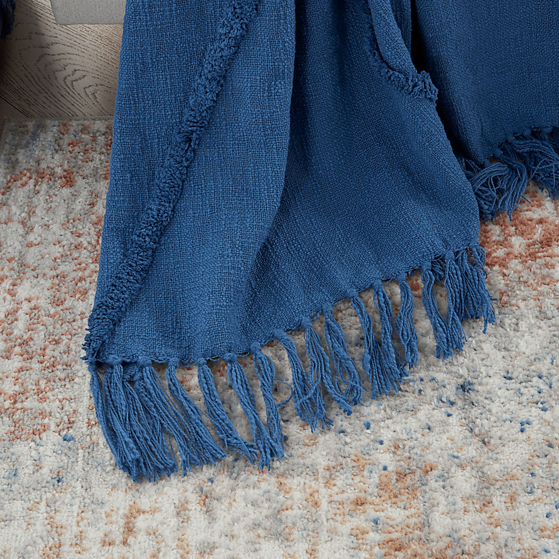 Almondbee Blue Throw Blanket - Image 4