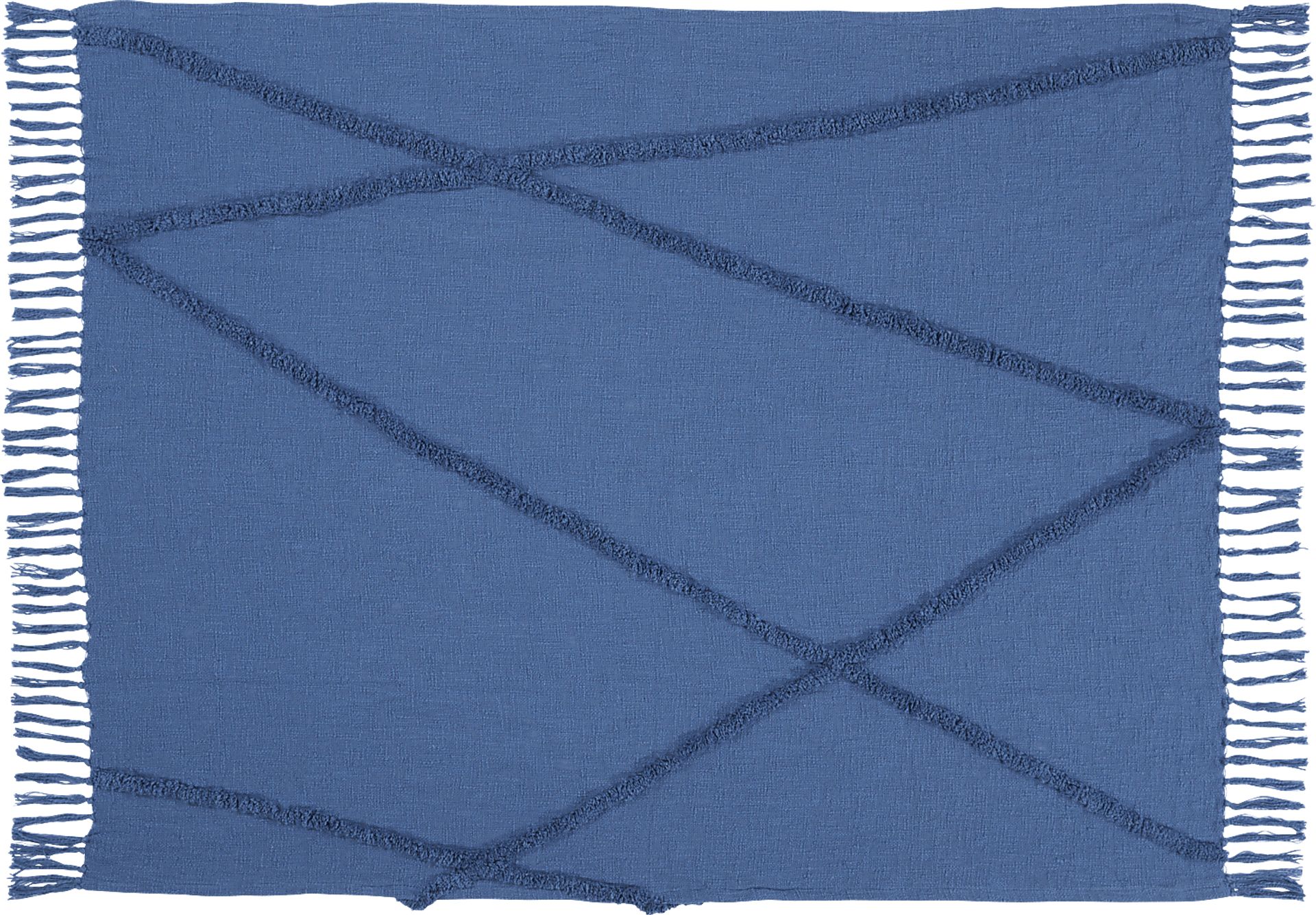 Almondbee Blue Throw Blanket - Image 1