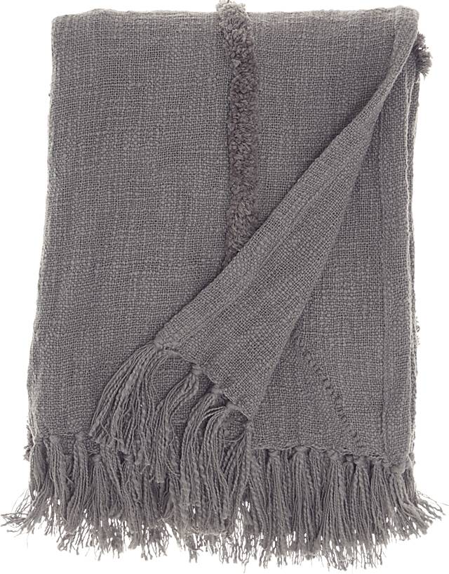 Almondbee Gray Throw Blanket - Thumbnail - Image 4