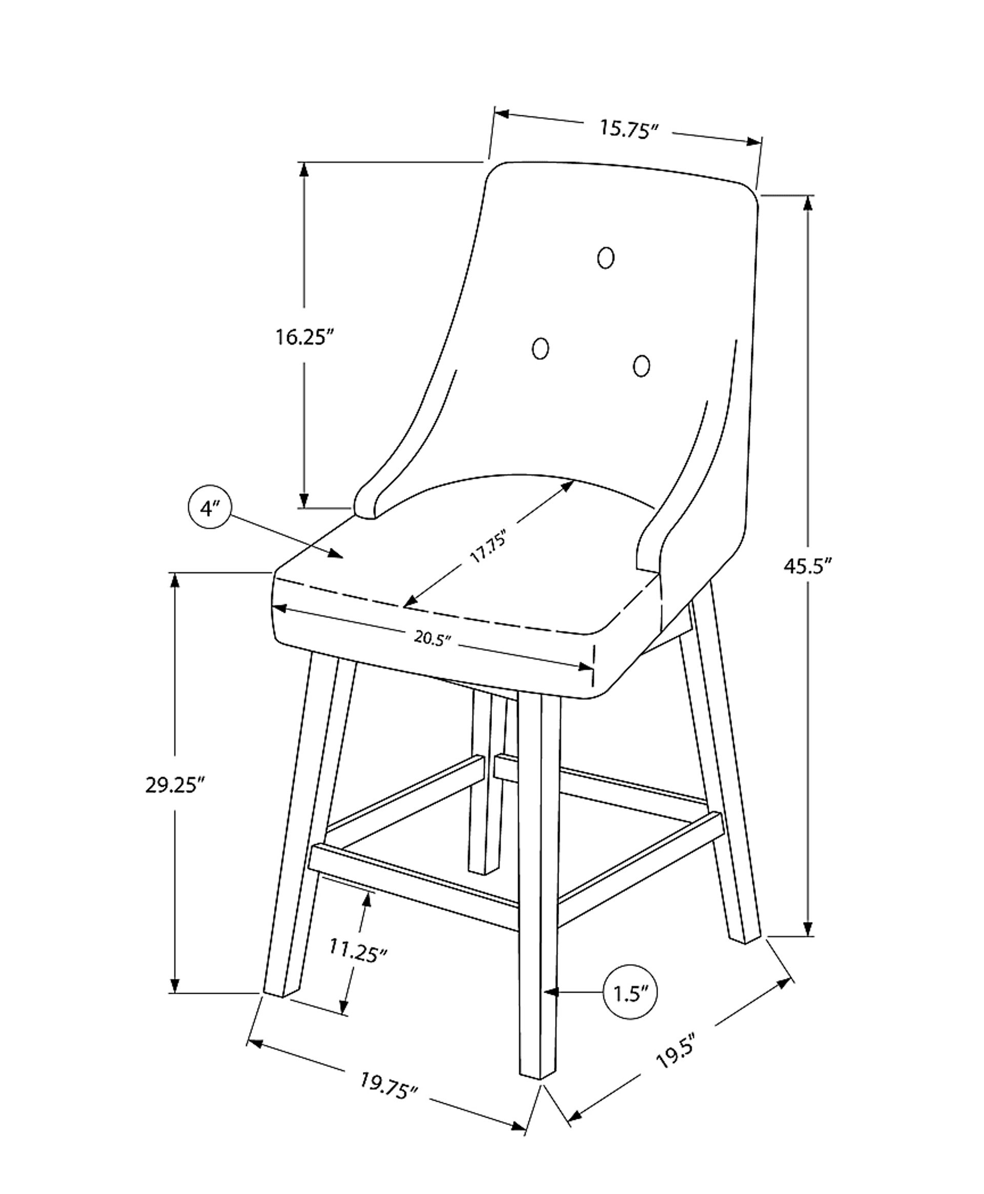 Almondwood Gray Swivel Barstool, Set of 2 - Image 3