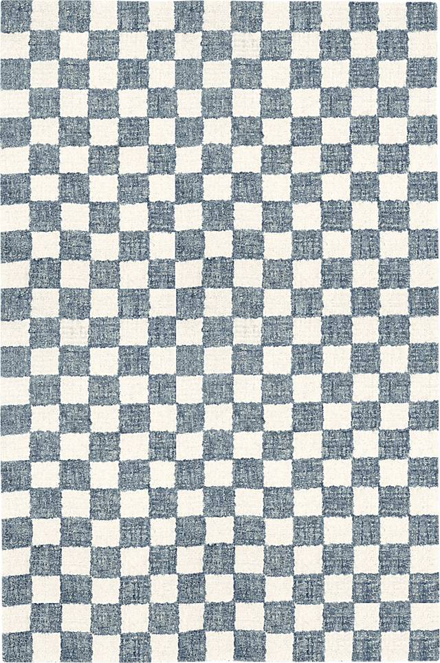 Almora Blue 5 x 7'6 Rug - Thumbnail - Image 1