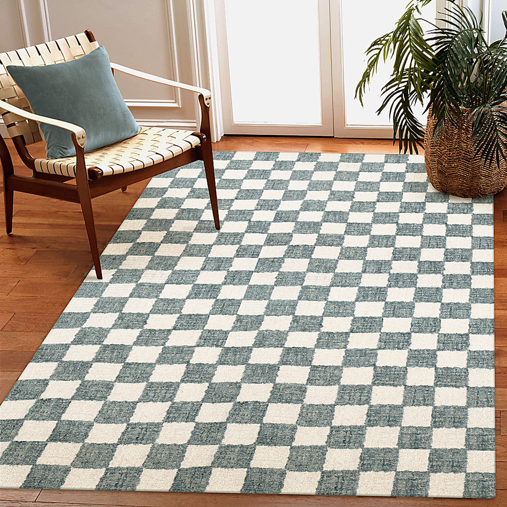Almora Blue 7'6 x 9'6 Rug - Image 3