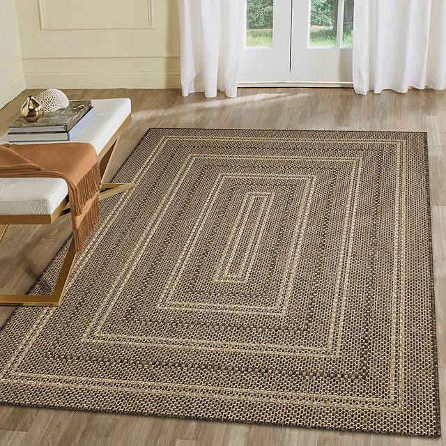 Almoris Black 6'6 x 9'4 Indoor/Outdoor Rug - Thumbnail - Image 3
