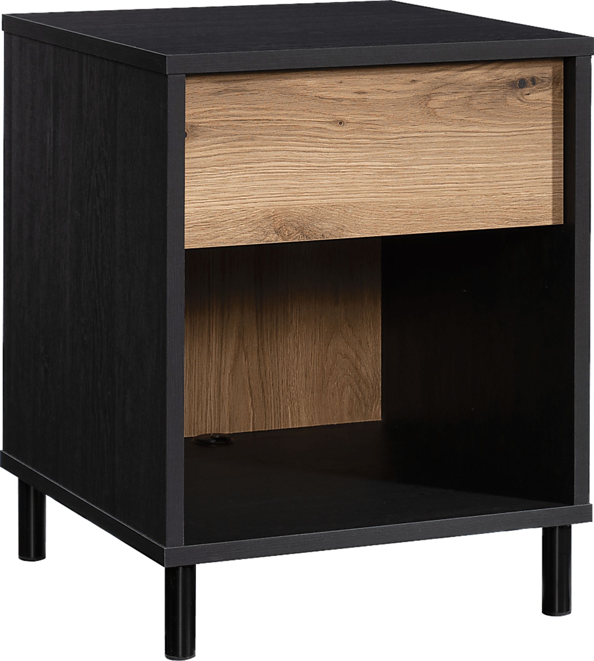 Almosa Black Nightstand - Image 1