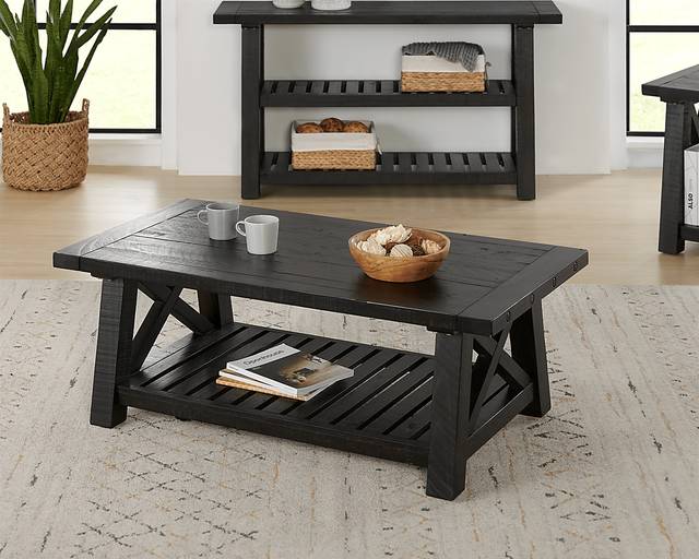 Almoure Way Black Cocktail Table - Thumbnail - Image 5