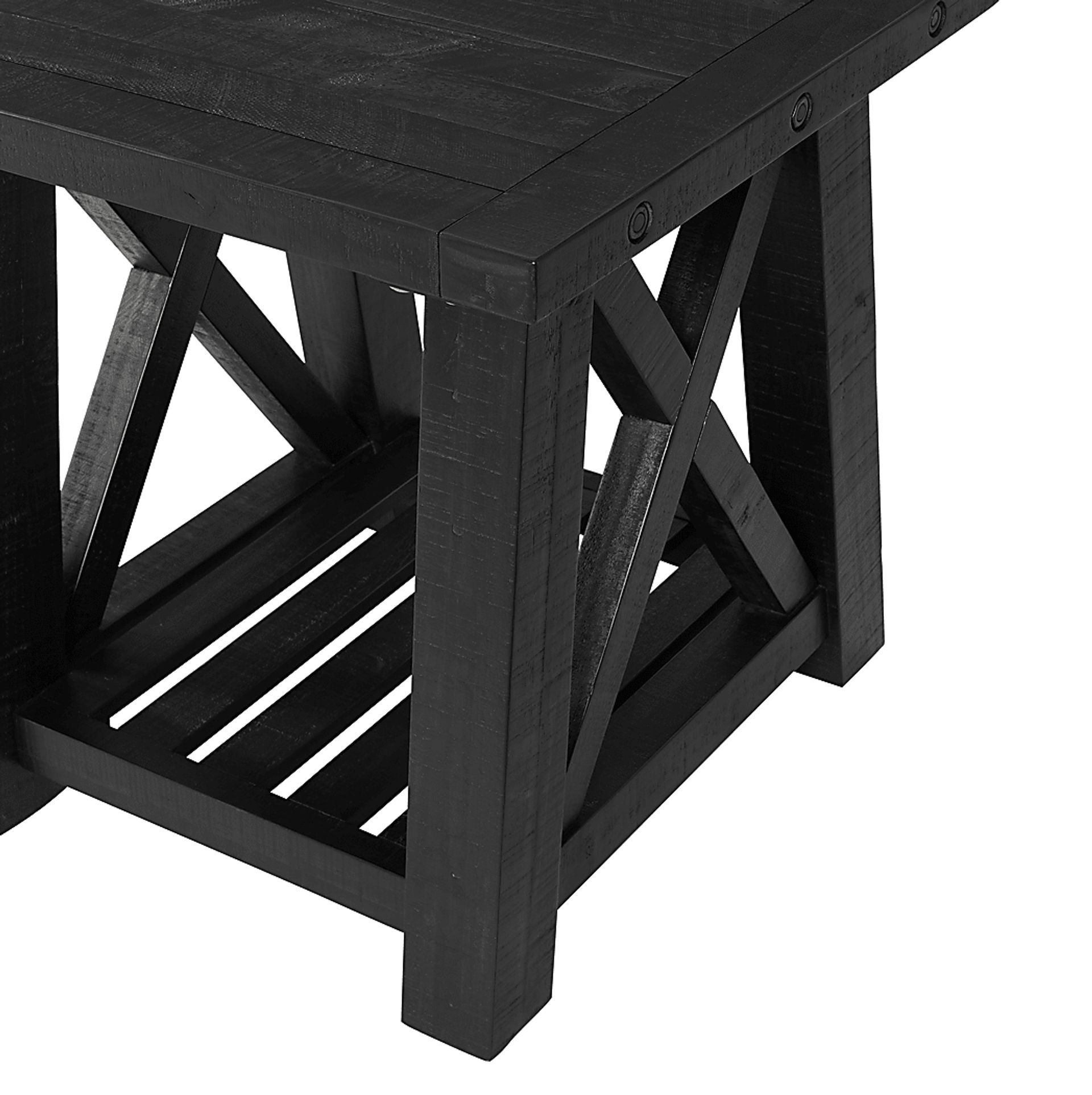 Almoure Way Black End Table - Image 2