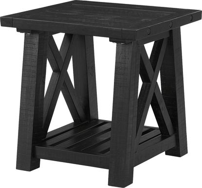 Almoure Way Black End Table