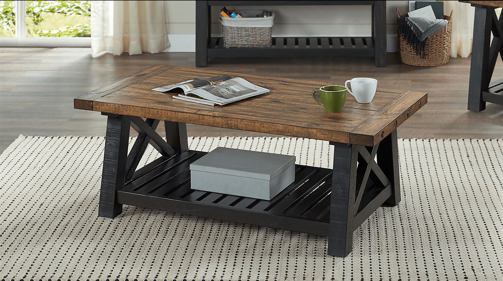 Almoure Way Brown Cocktail Table - Image 5