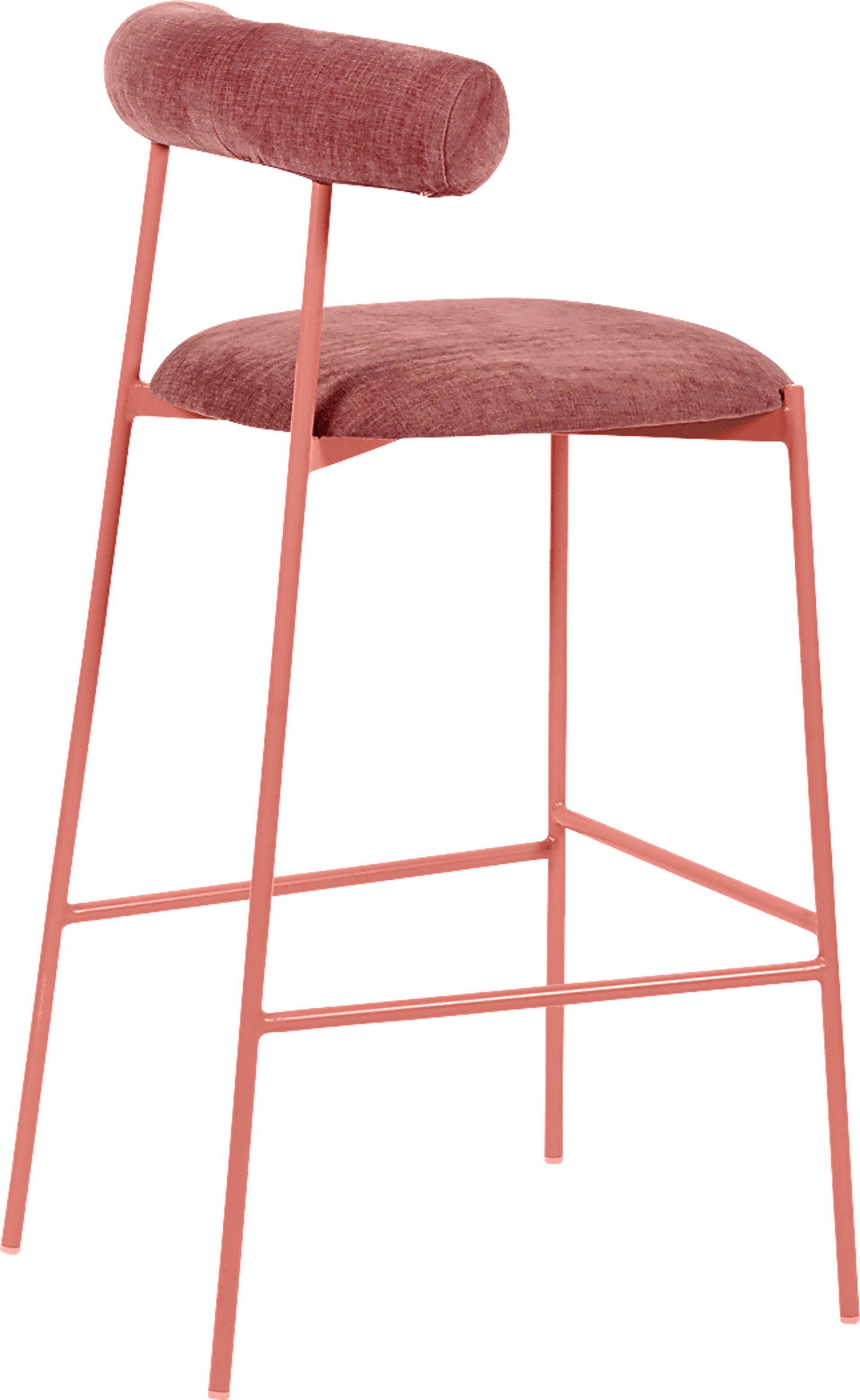 Almshouse Mauve Barstool - Image 4