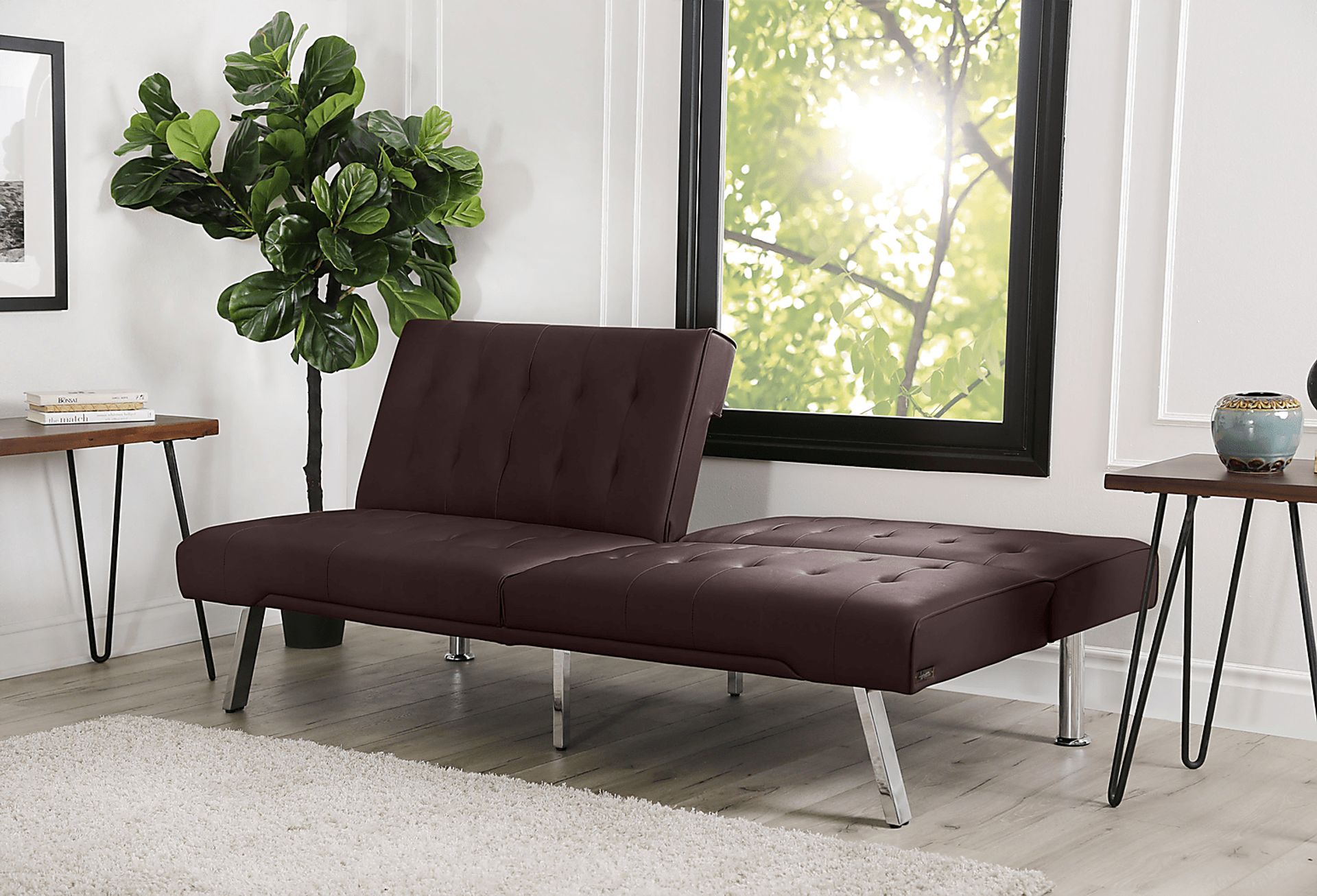 Alna Brown Futon - Image 3