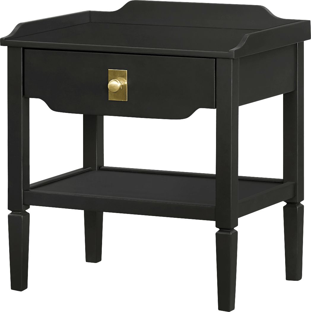 Alnis Black End Table