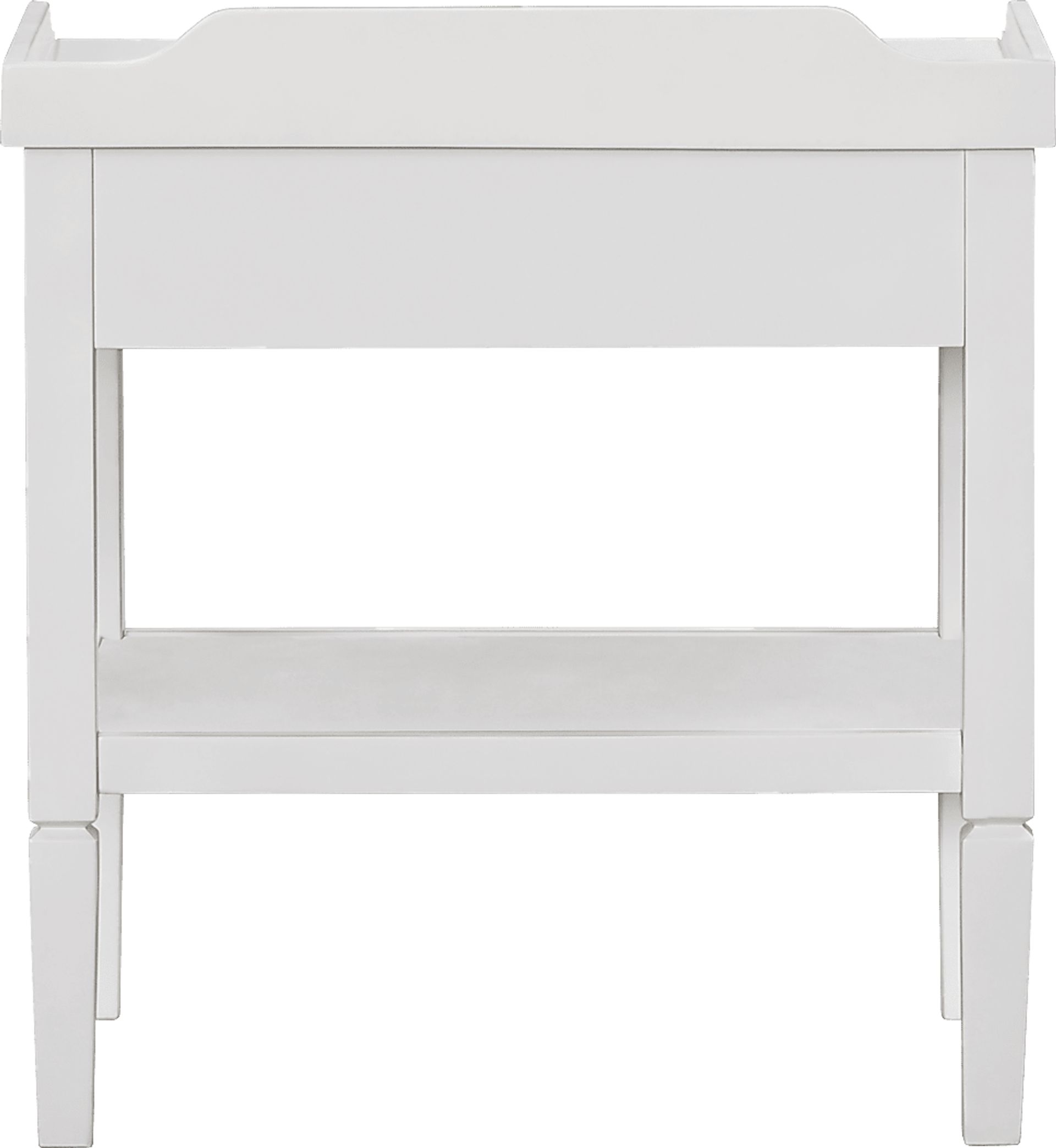 Alnis White End Table - Image 3