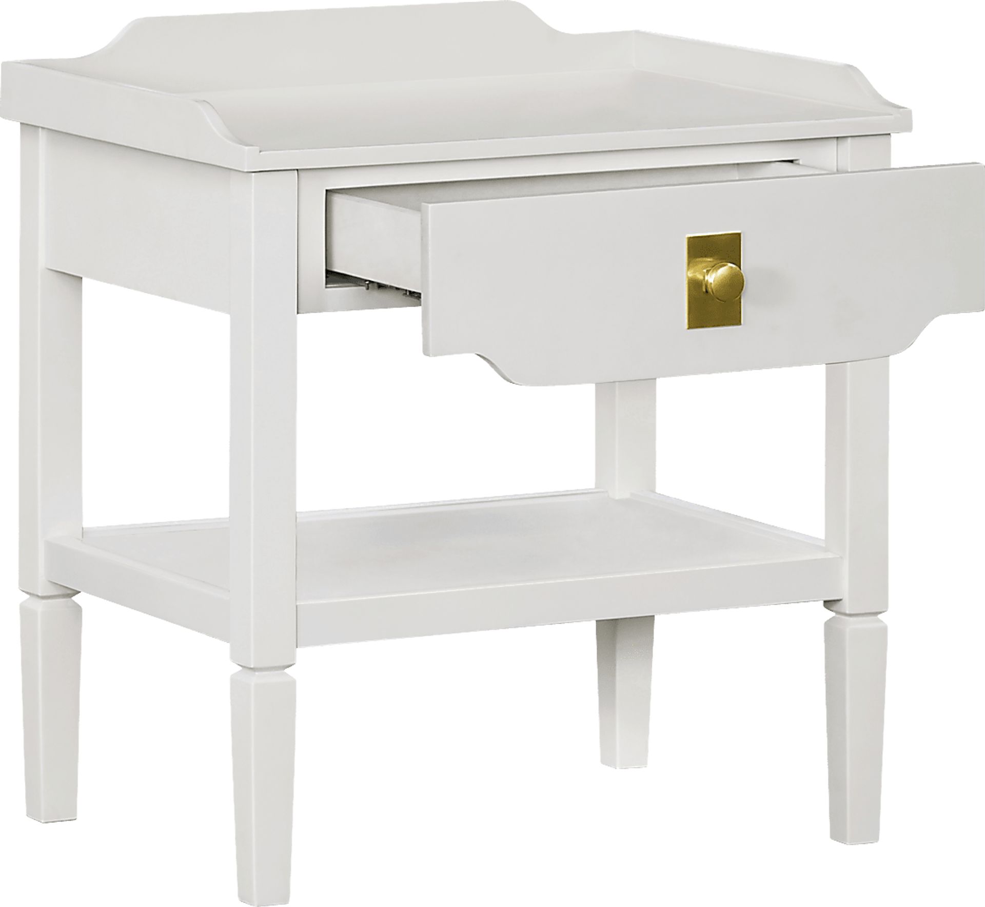 Alnis White End Table - Image 4