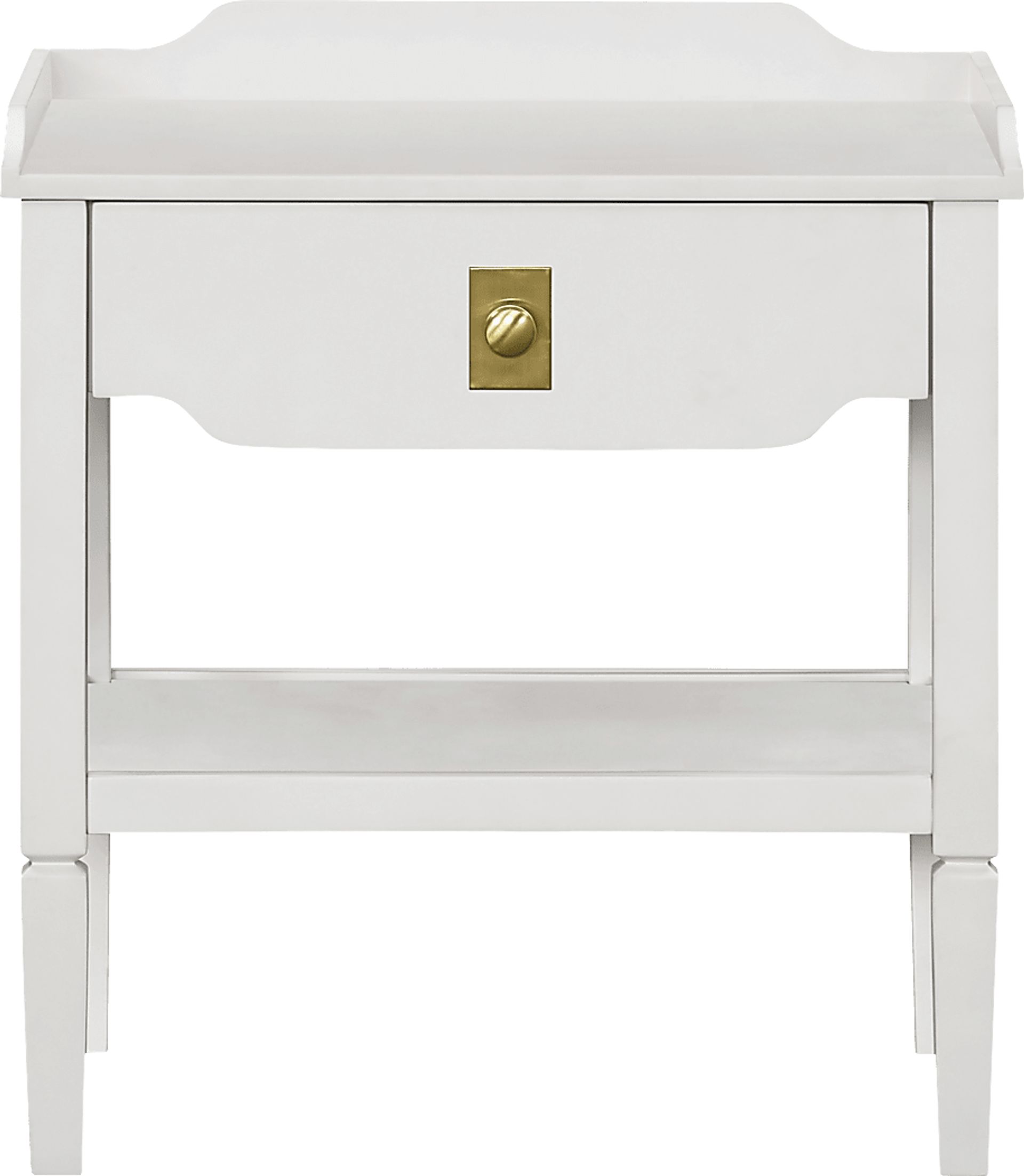 Alnis White End Table - Image 5