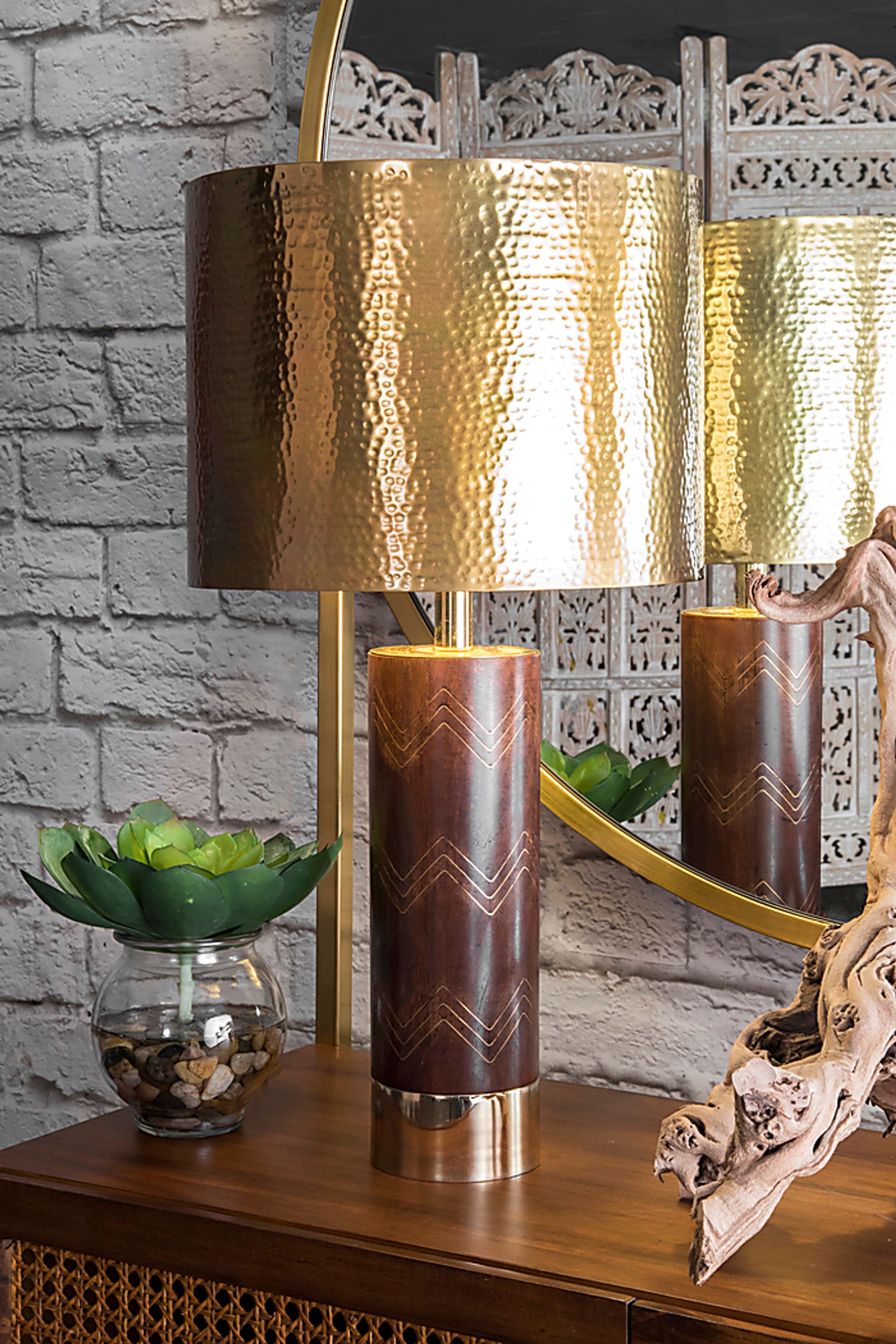 Alnwick Brown Lamp - Image 2