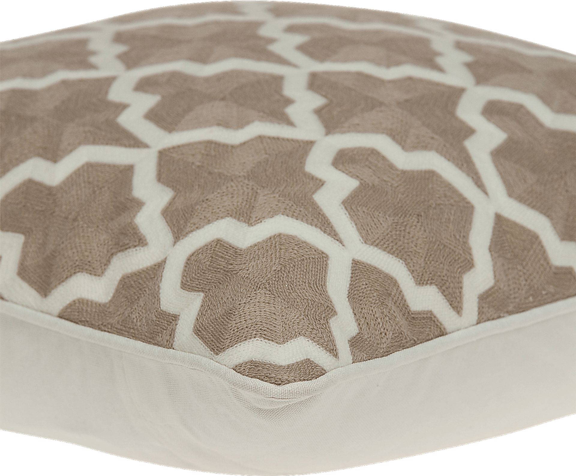 Aloin Beige Accent Pillow - Image 4