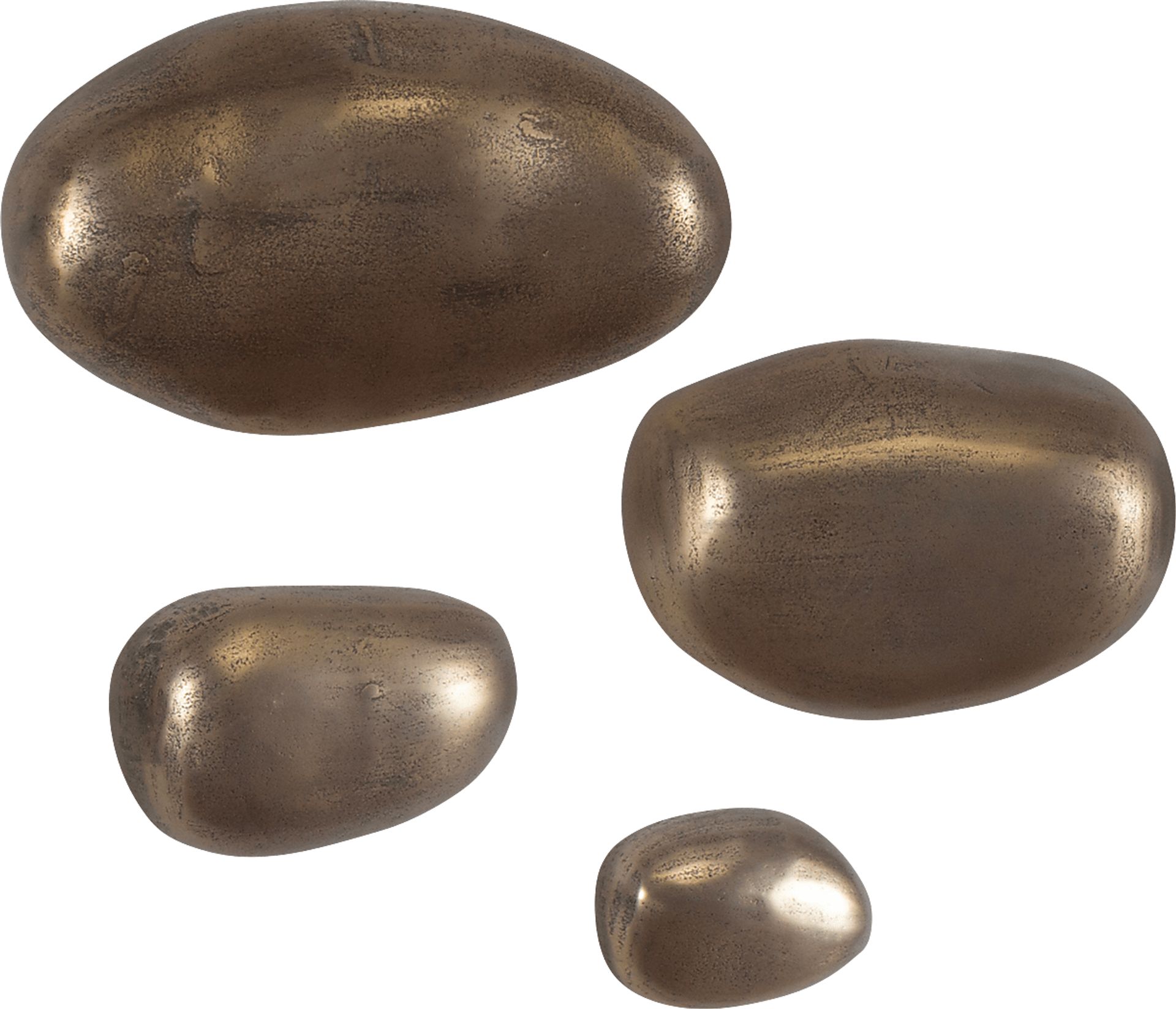 Aloiza Brass Outdoor Wall Art, Set of 4 - Image 2