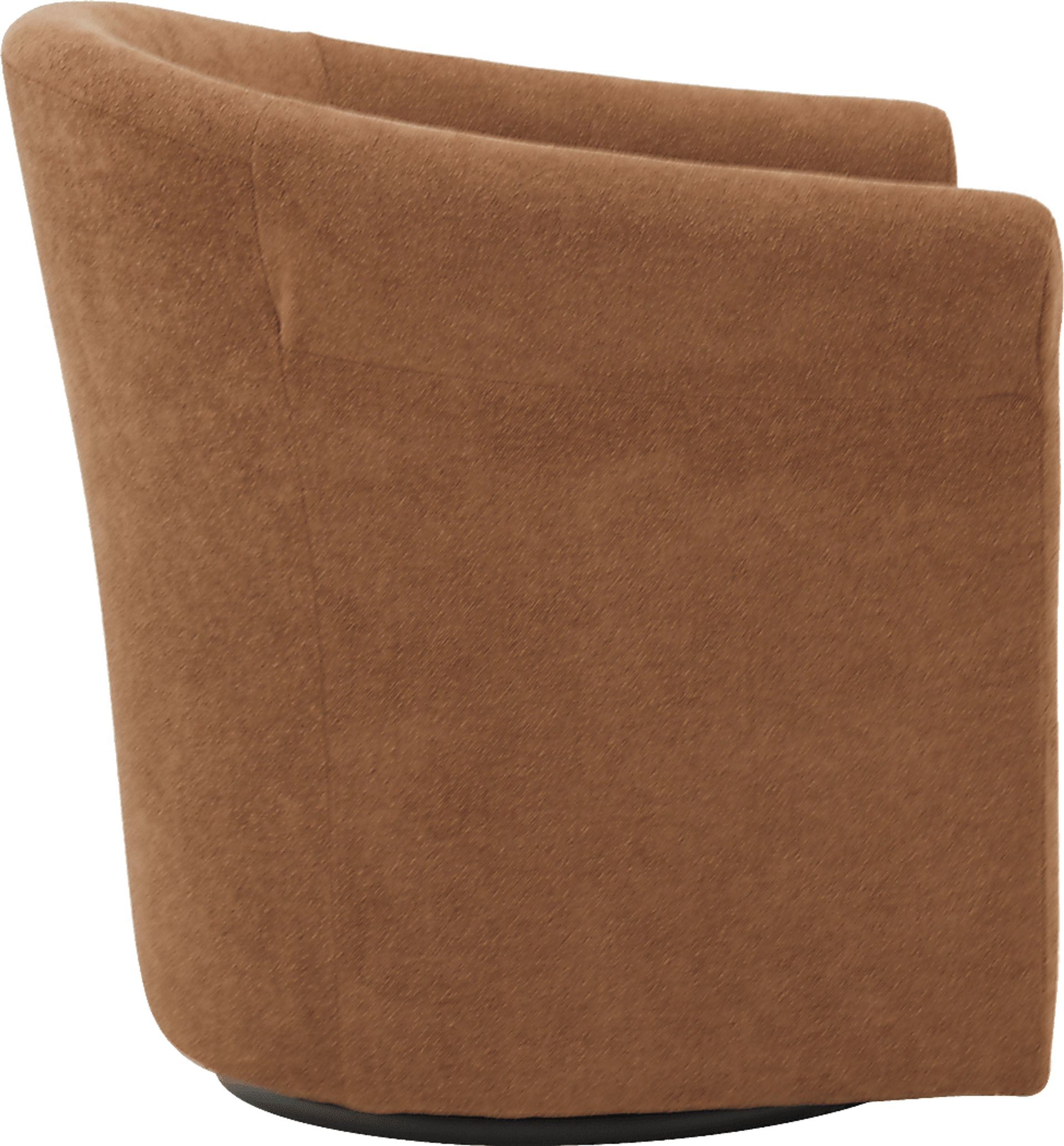 Alokaba Red Swivel Accent Chair - Image 3