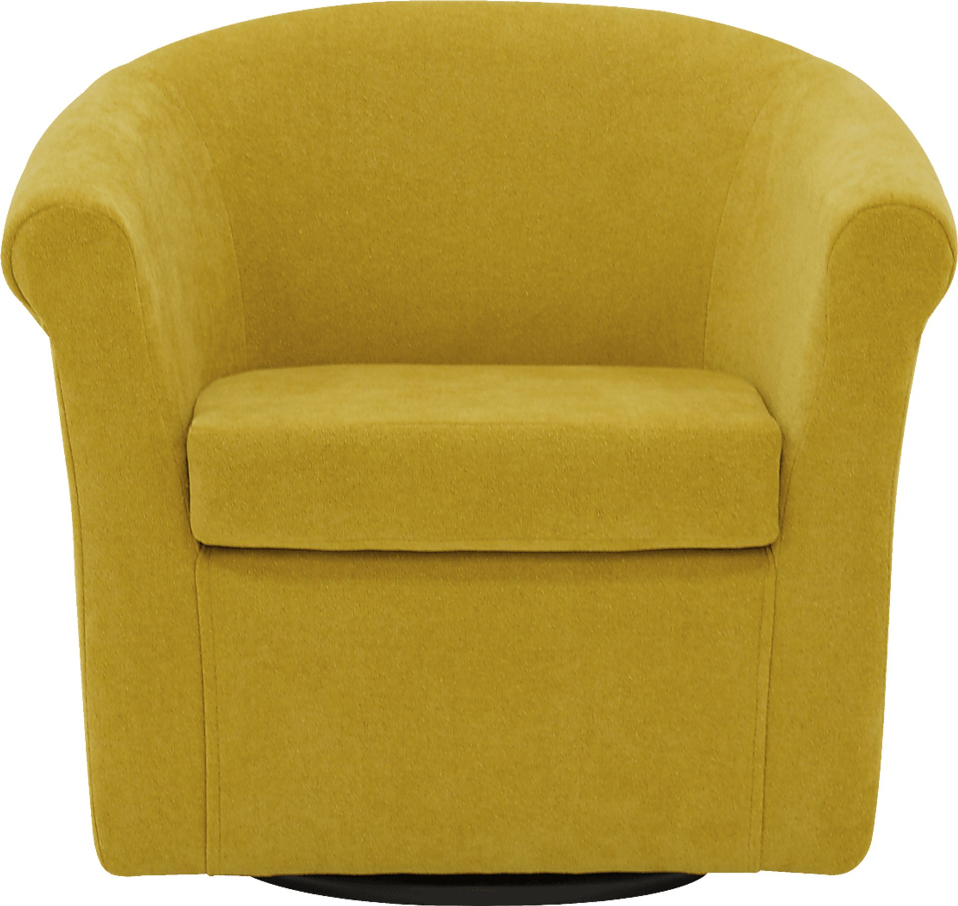 Alokaba Yellow Swivel Accent Chair - Image 2
