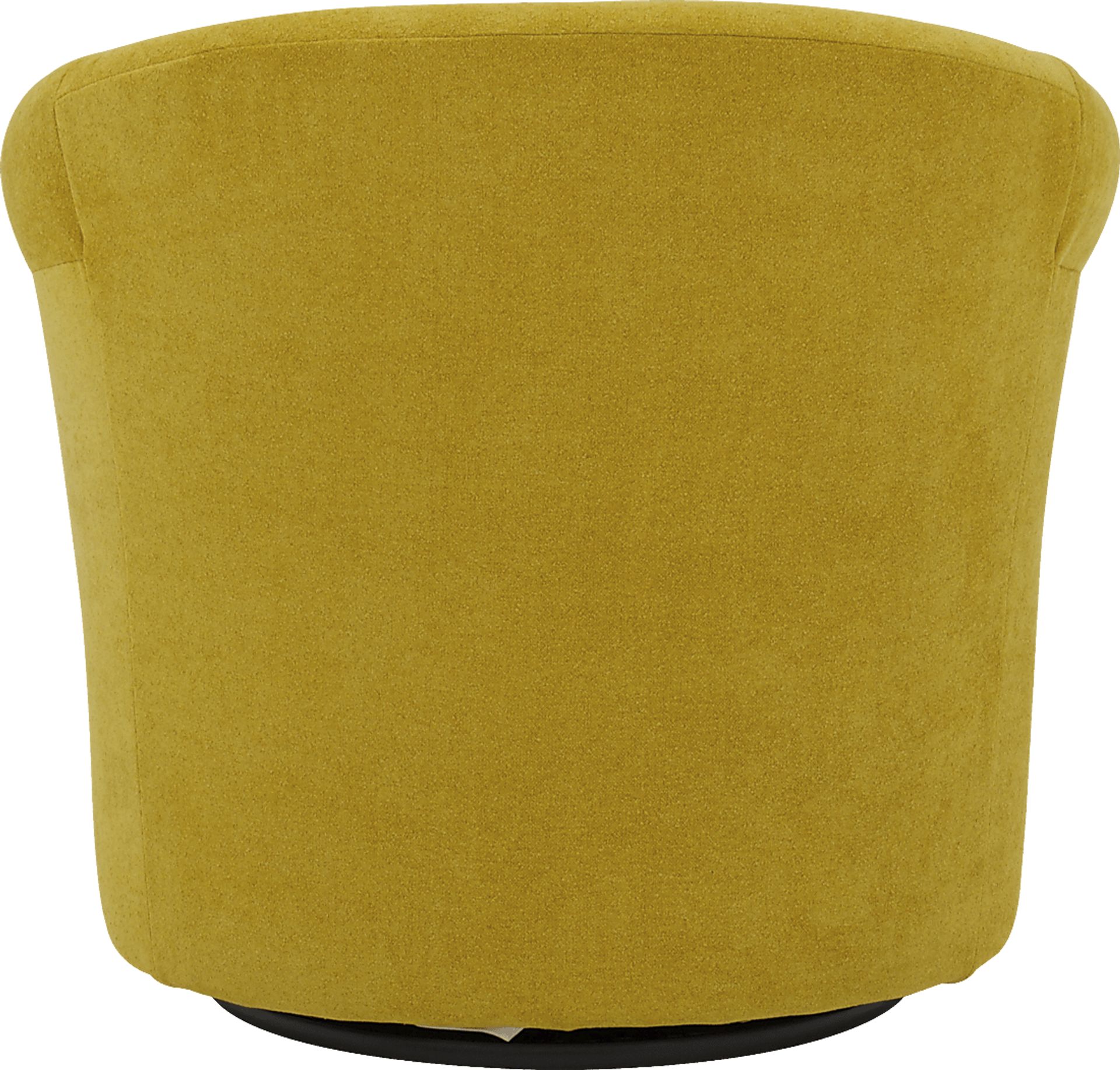 Alokaba Yellow Swivel Accent Chair - Image 4