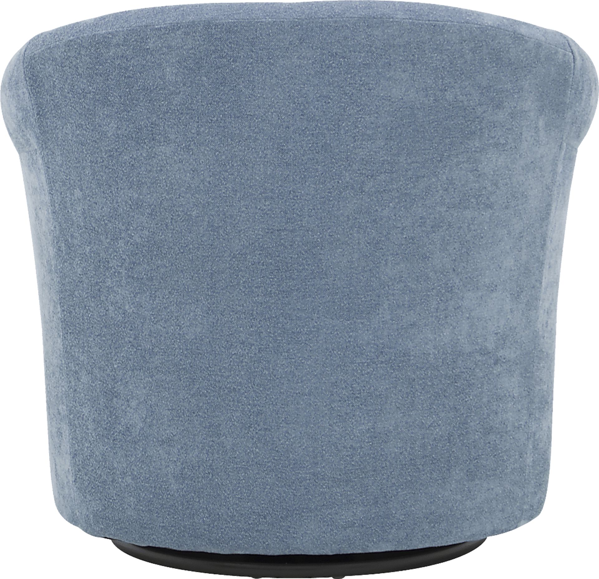 Alokaba Light Blue Swivel Accent Chair - Image 4